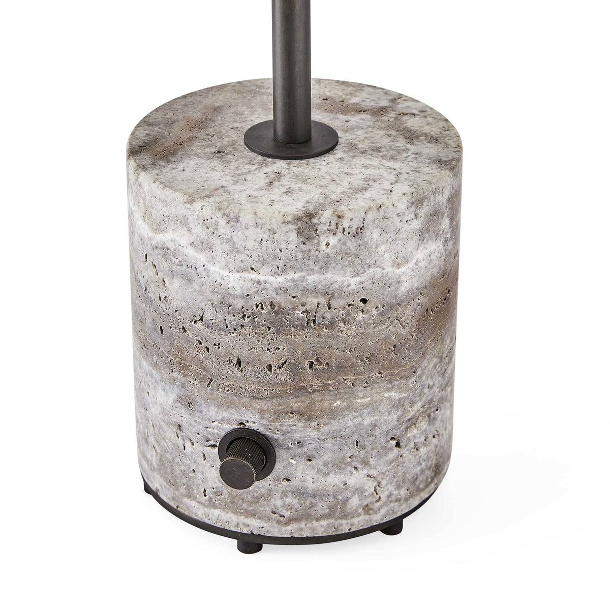 Uttermost Lighting Pivot Table Lamp - Travertine/Bronze House of Isabella UK