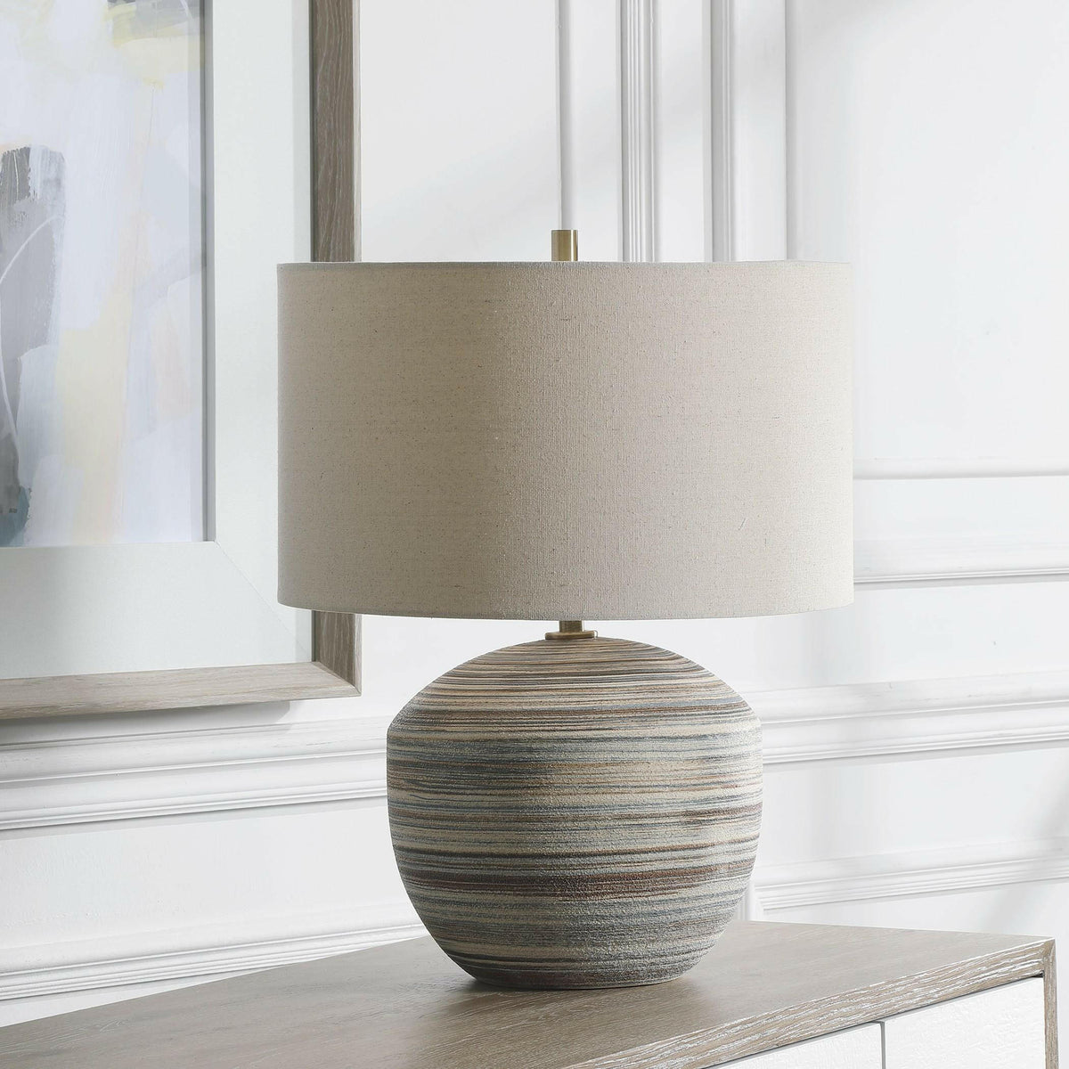 Prospect Striped Accent Lamp.