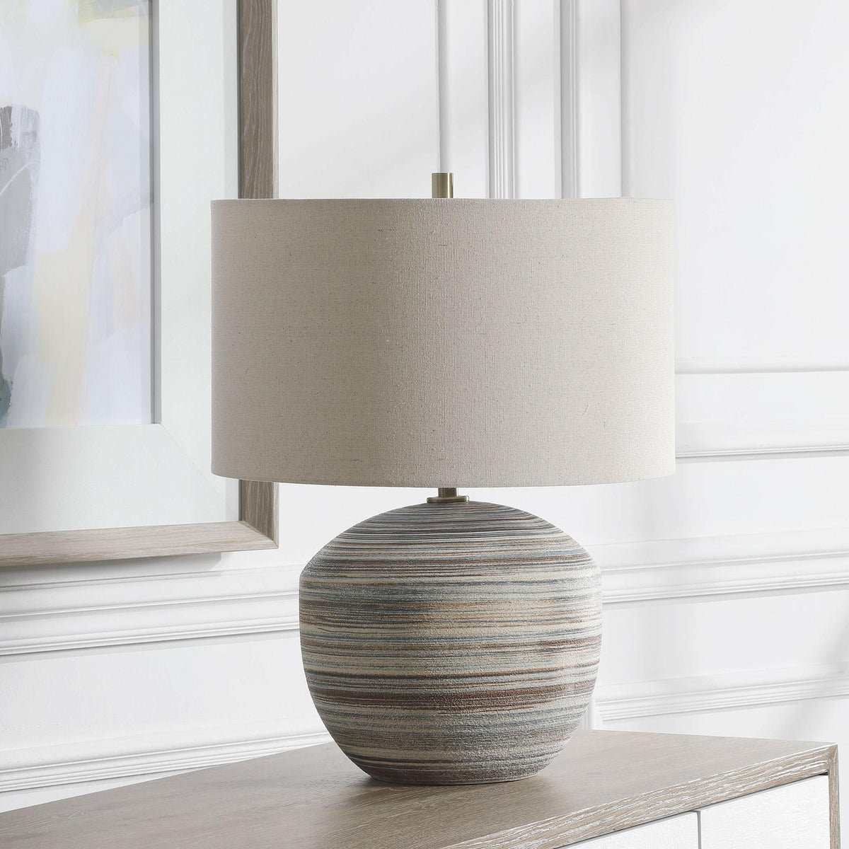 Prospect Striped Accent Lamp.