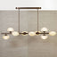 Uttermost Lighting Puft 9 Light Pendant House of Isabella UK
