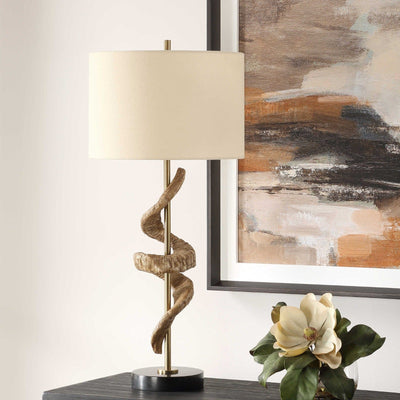 Uttermost Lighting Rams Horn Table Lamp House of Isabella UK