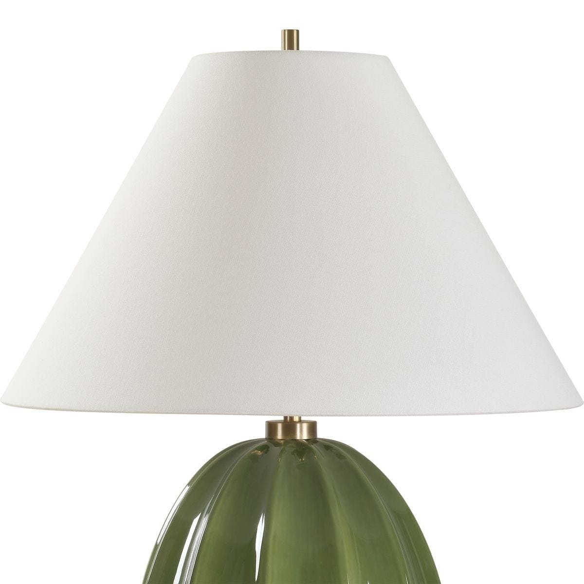 Uttermost Lighting Renna Moss Green Table Lamp House of Isabella UK