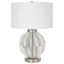 Uttermost Lighting Repetition White Marble Table Lamp House of Isabella UK