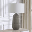 Uttermost Lighting Rewind Gray Table Lamp House of Isabella UK