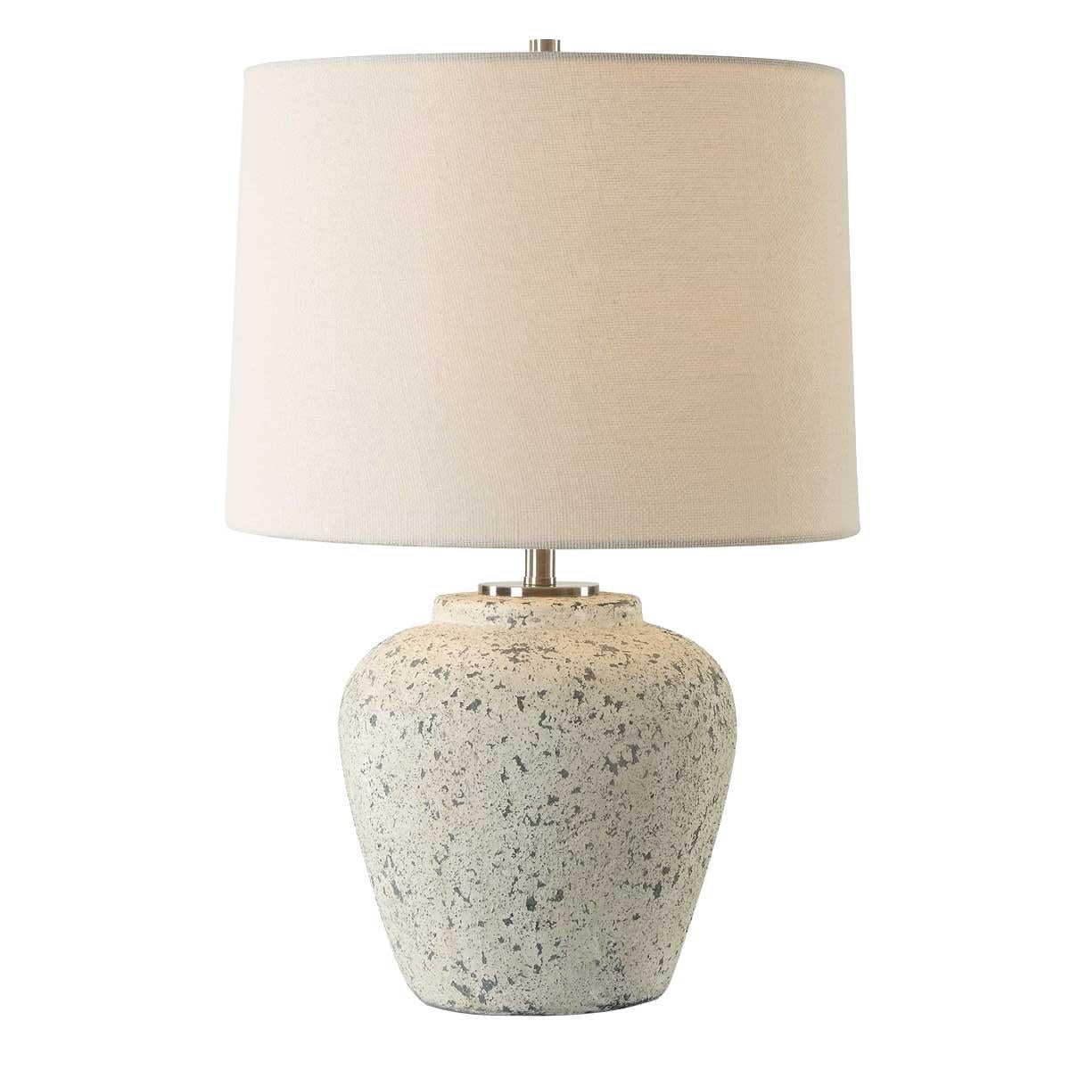 Uttermost Lighting Rupture Aged Ivory Table Lamp House of Isabella UK