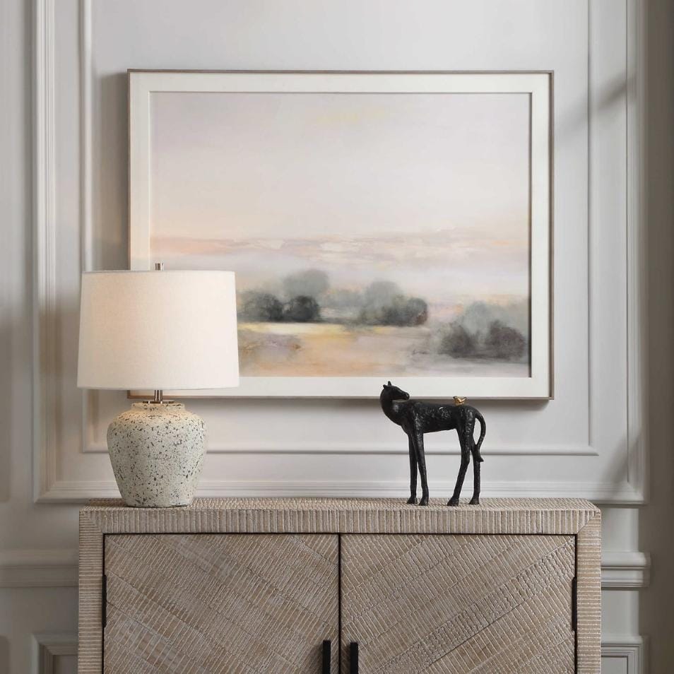 Uttermost Lighting Rupture Aged Ivory Table Lamp House of Isabella UK