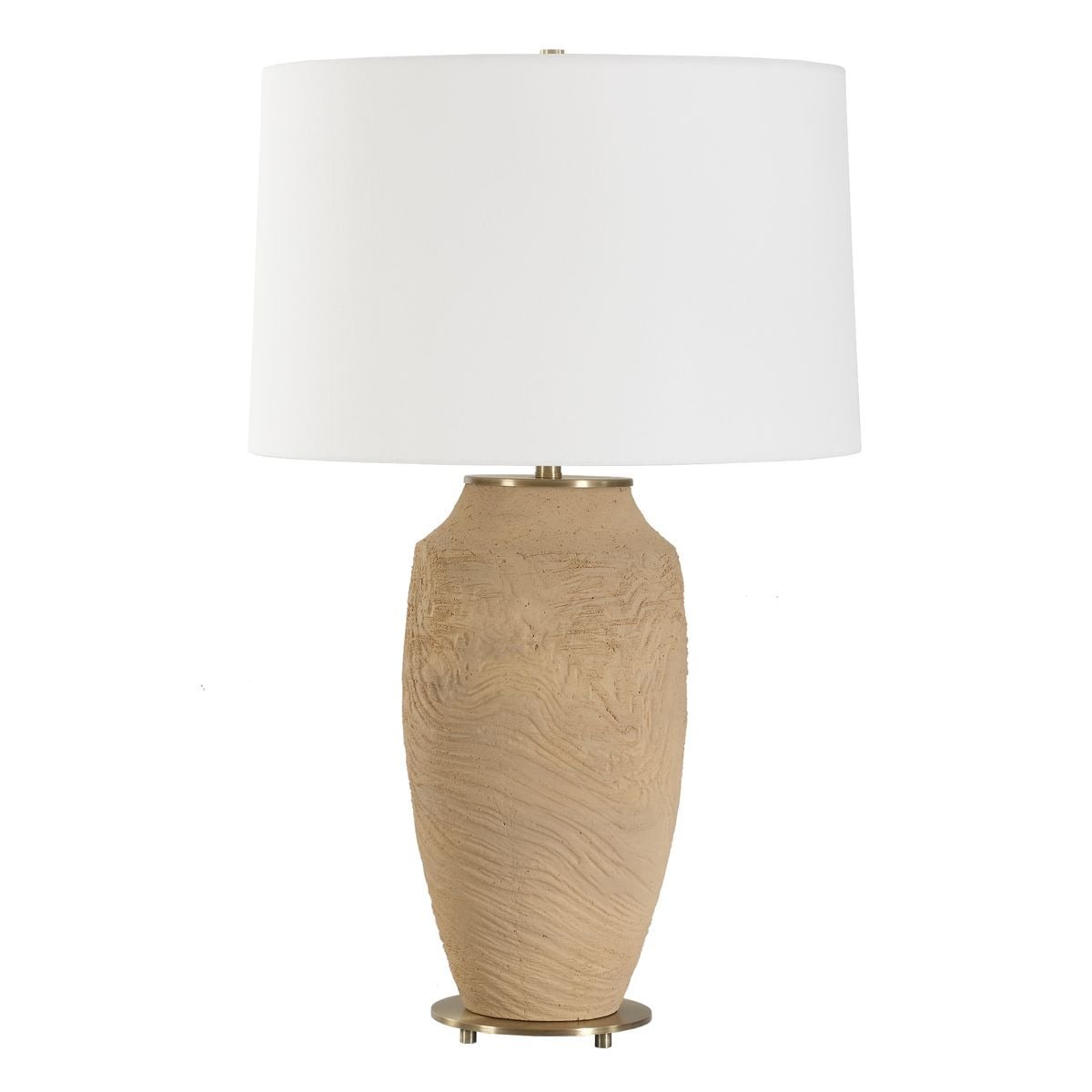 Uttermost Lighting Sandstone Flow Terracotta Table Lamp House of Isabella UK