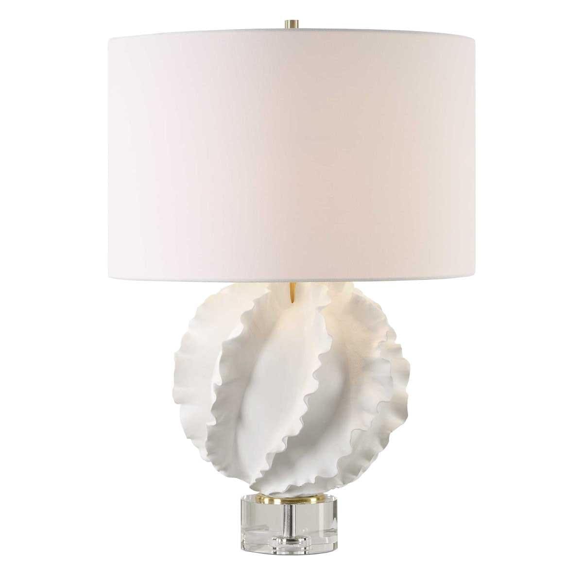 Uttermost Lighting Saylor White Table Lamp House of Isabella UK