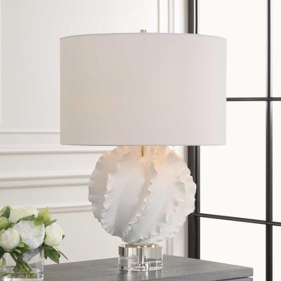 Uttermost Lighting Saylor White Table Lamp House of Isabella UK