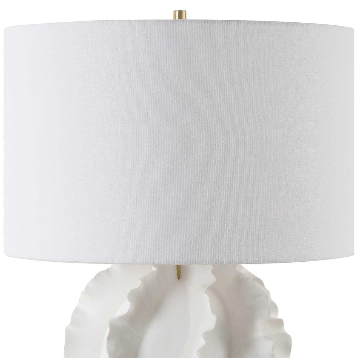 Uttermost Lighting Saylor White Table Lamp House of Isabella UK