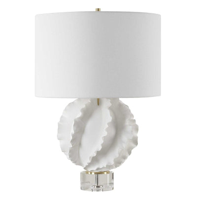 Uttermost Lighting Saylor White Table Lamp House of Isabella UK