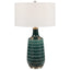 Uttermost Lighting Scouts Deep Green Table Lamp House of Isabella UK