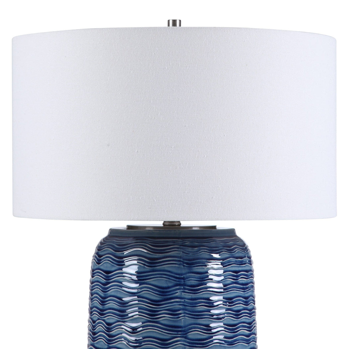 Uttermost Lighting Sedna Blue Table Lamp House of Isabella UK