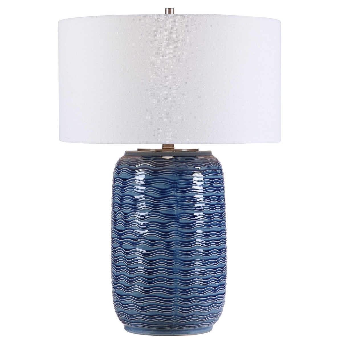 Uttermost Lighting Sedna Blue Table Lamp House of Isabella UK