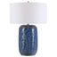 Uttermost Lighting Sedna Blue Table Lamp House of Isabella UK