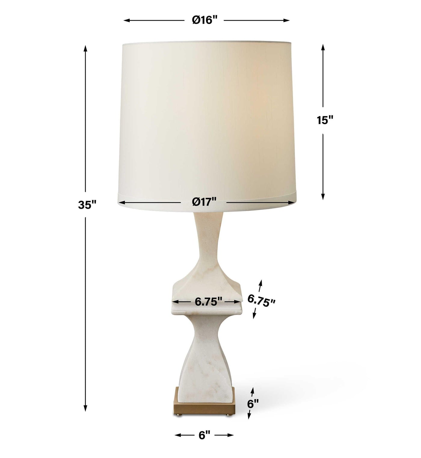 Uttermost Lighting Shapely Table Lamp House of Isabella UK