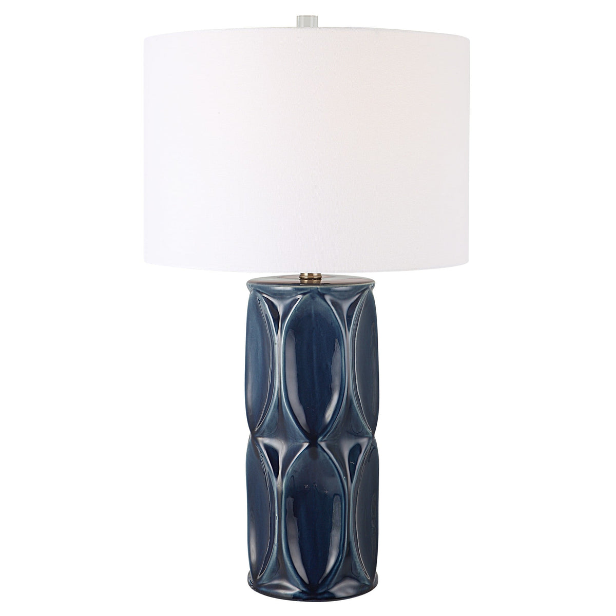 Uttermost Lighting Sinclair Blue Table Lamp House of Isabella UK
