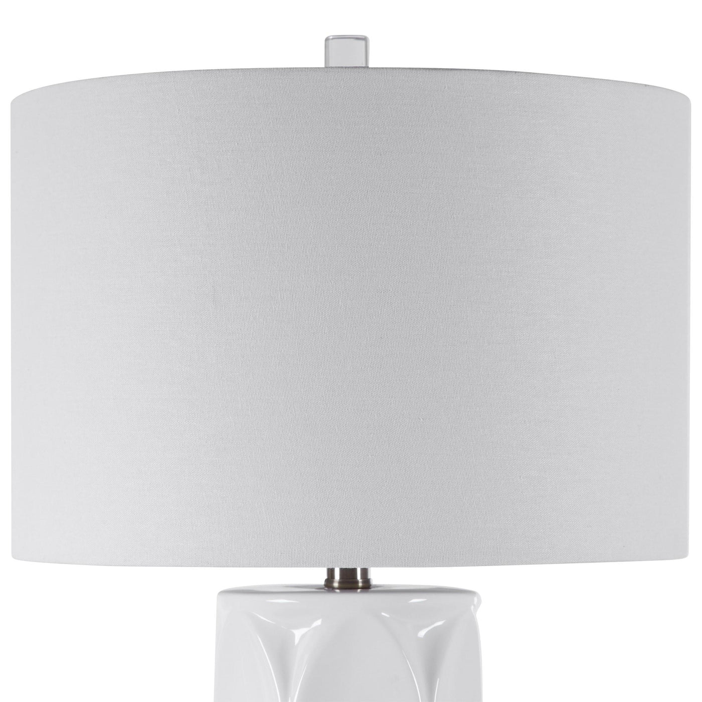 Uttermost Lighting Sinclair White Table Lamp House of Isabella UK