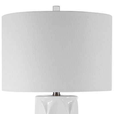 Uttermost Lighting Sinclair White Table Lamp House of Isabella UK