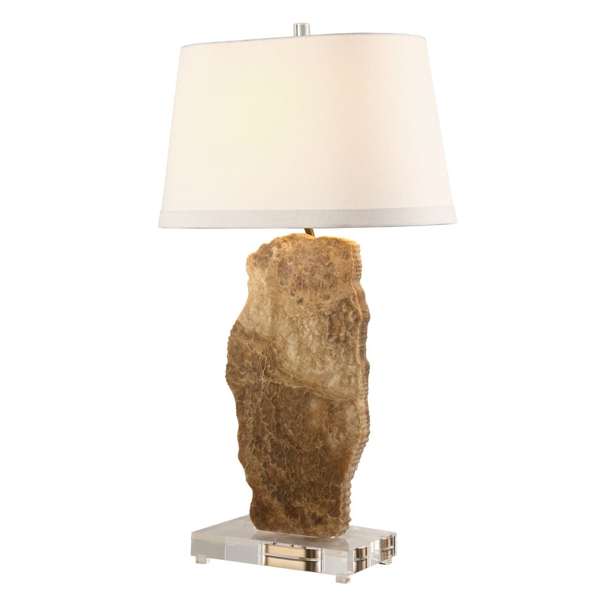 Uttermost Lighting Slice Table Lamp - Latte Onyx House of Isabella UK