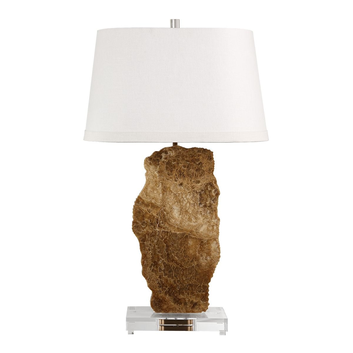 Uttermost Lighting Slice Table Lamp - Latte Onyx House of Isabella UK