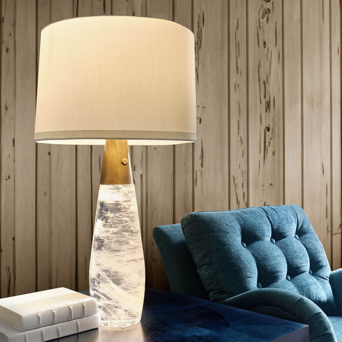 Uttermost Lighting Snow Glow Table Lamp House of Isabella UK