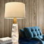 Uttermost Lighting Snow Glow Table Lamp House of Isabella UK