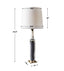 Uttermost Lighting Statuesque Table Lamp - Panda Marble House of Isabella UK