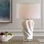 Uttermost Lighting Stratified White Table Lamp House of Isabella UK