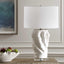 Uttermost Lighting Stratified White Table Lamp House of Isabella UK
