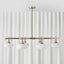 Uttermost Lighting Suspension 6 Light Chandelier in Rich Brass House of Isabella UK