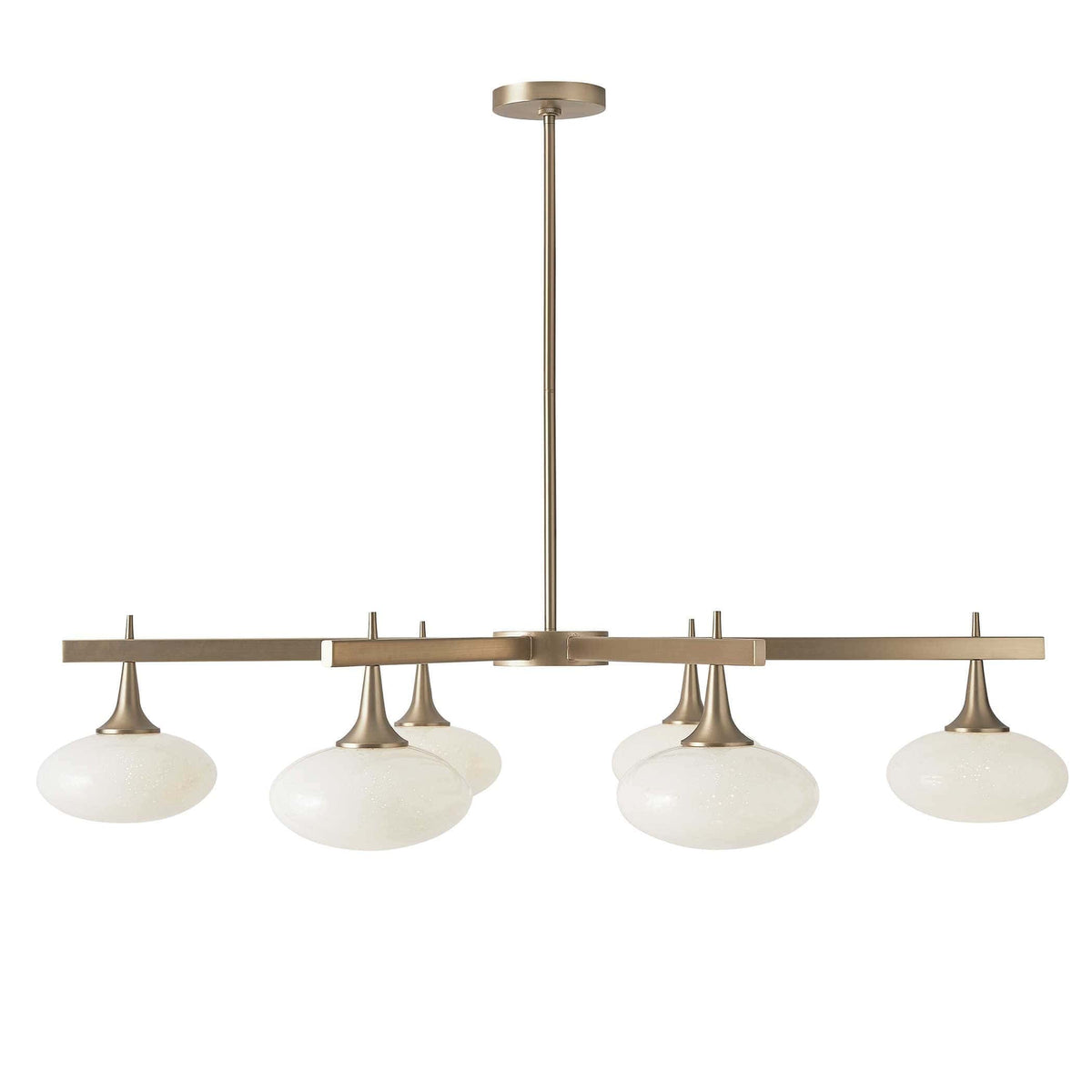 Uttermost Lighting Suspension 6 Light Chandelier in Rich Brass House of Isabella UK