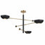 Uttermost Lighting Swinger 3 Light Pendant in Black House of Isabella UK