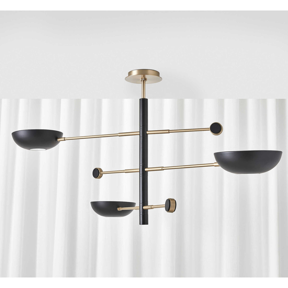 Uttermost Lighting Swinger 3 Light Pendant in Black House of Isabella UK