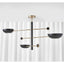 Uttermost Lighting Swinger 3 Light Pendant in Black House of Isabella UK