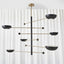 Uttermost Lighting Swinger 6 Light Pendant in Black House of Isabella UK