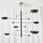 Uttermost Lighting Swinger 6 Light Pendant in Black House of Isabella UK