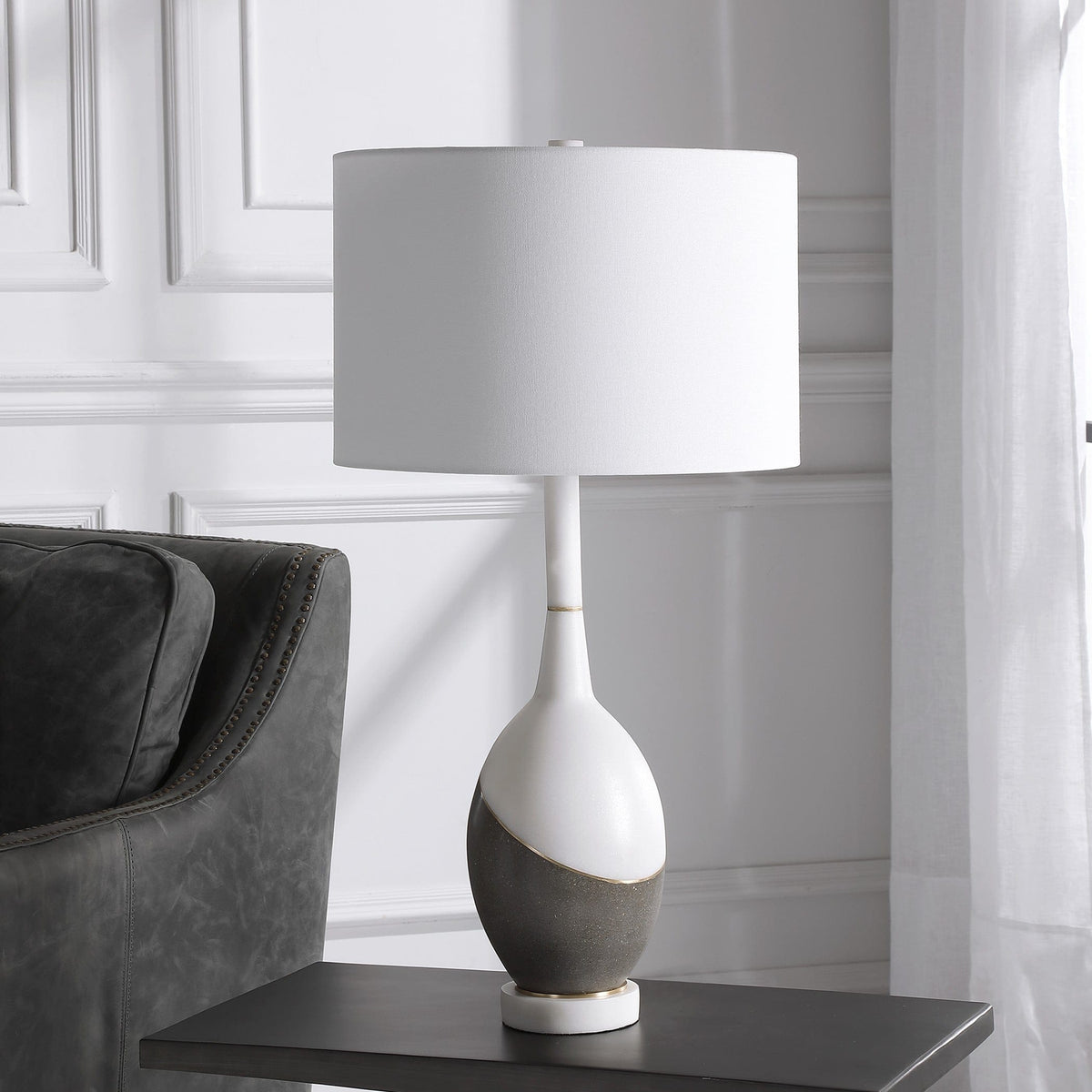 Uttermost Lighting Tanali Modern Table Lamp House of Isabella UK