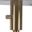 Uttermost Lighting Telescope Buffet Lamp - White Marble/Brass House of Isabella UK