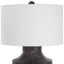 Uttermost Lighting Timber Carved Wood Table Lamp House of Isabella UK