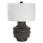 Uttermost Lighting Timber Carved Wood Table Lamp House of Isabella UK