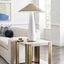 Uttermost Lighting Too Coolie Table Lamp White & Brass House of Isabella UK