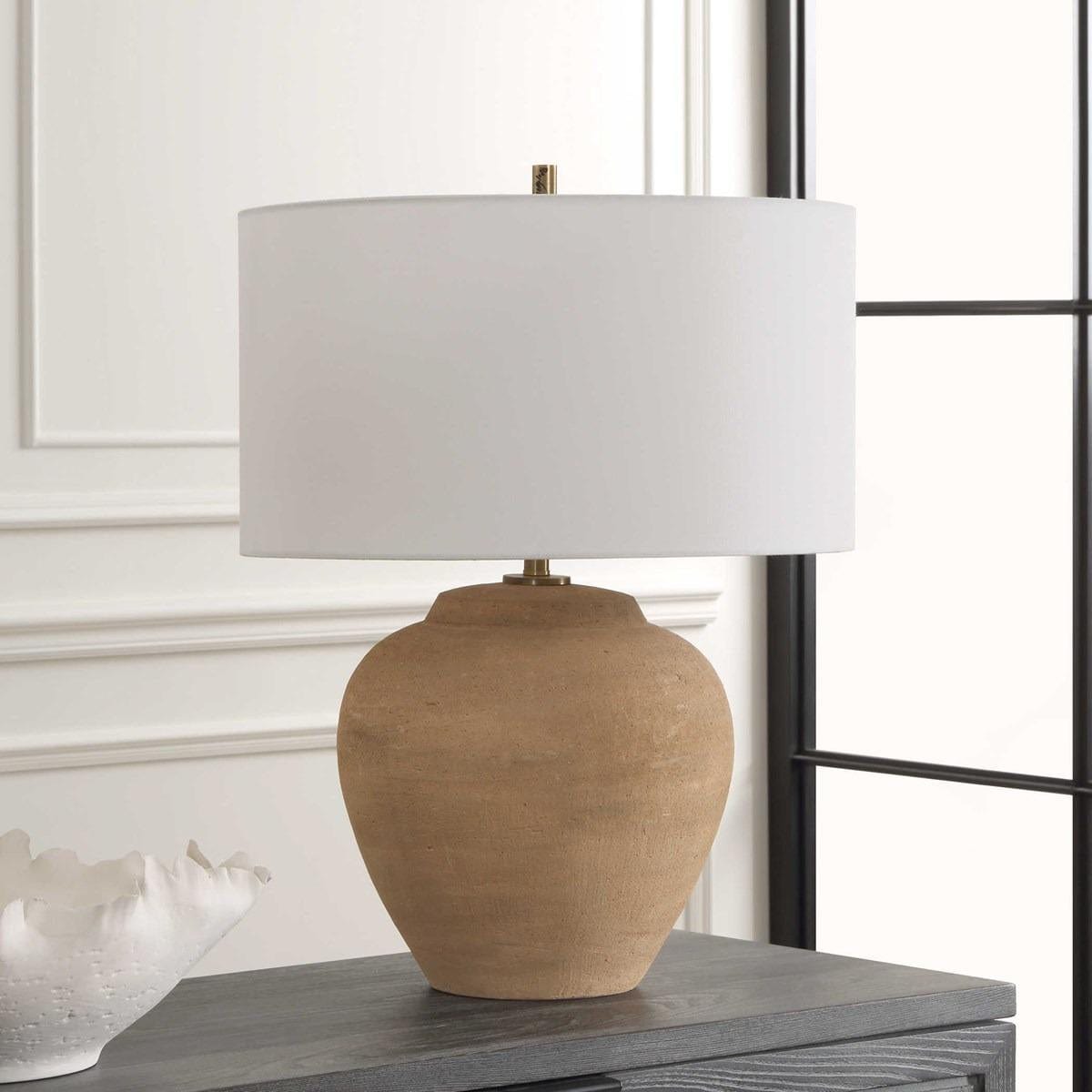 Uttermost Lighting Treviso Terracotta Table Lamp House of Isabella UK