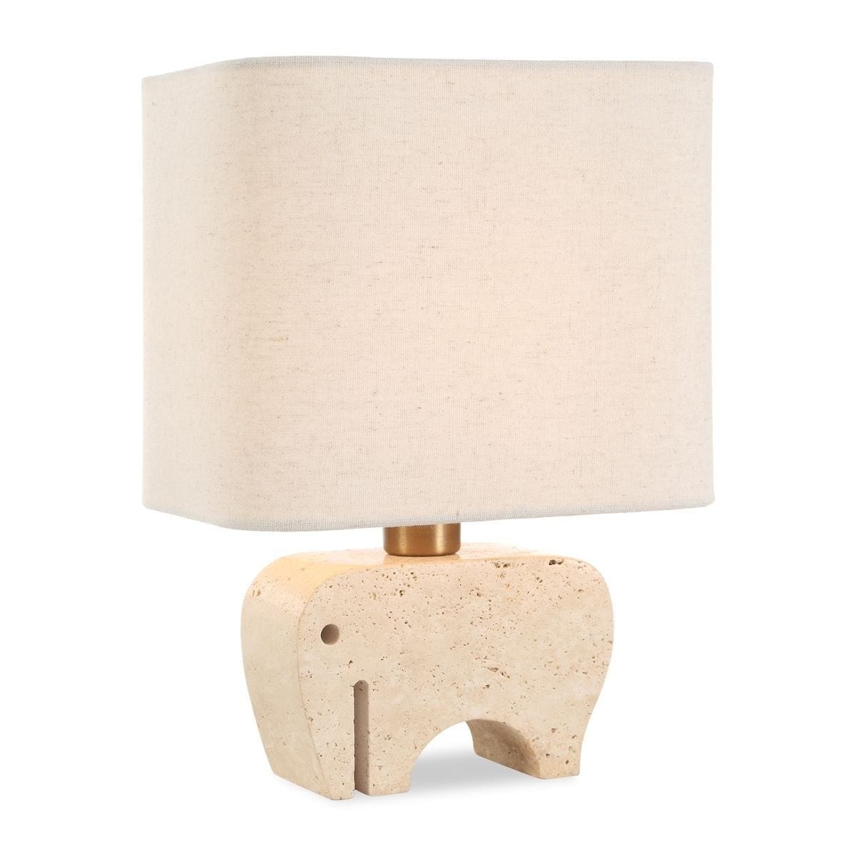 Uttermost Lighting Tusk Travertine Accent Lamp House of Isabella UK