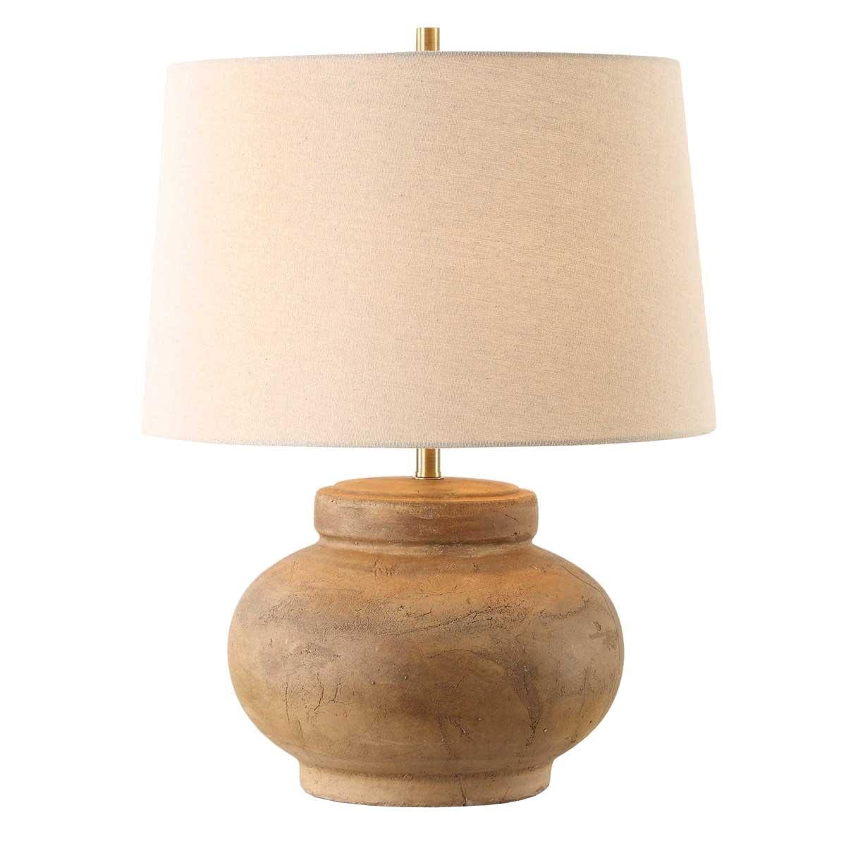 Uttermost Lighting Urbino Aged Terracotta Table Lamp House of Isabella UK