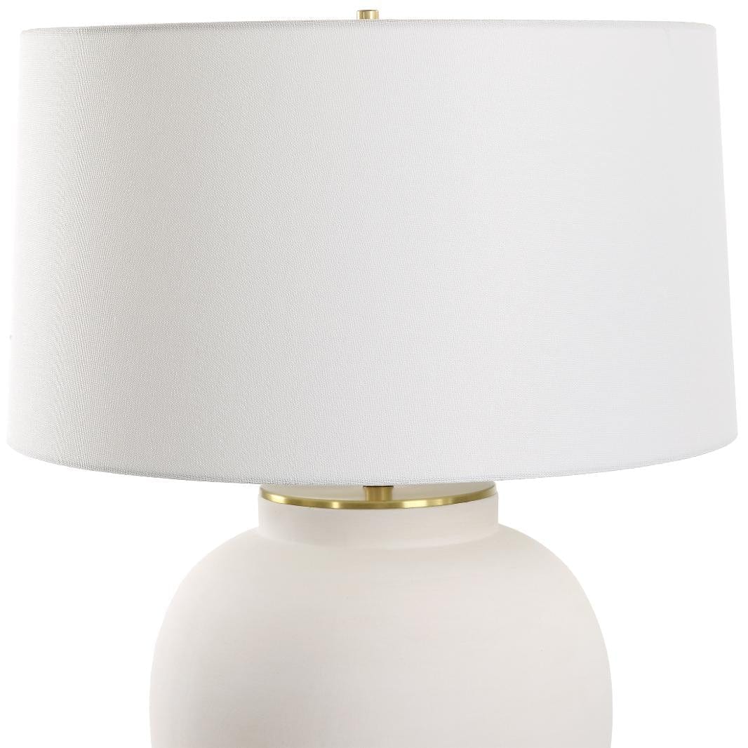 Uttermost Adelaide White Table Lamp.