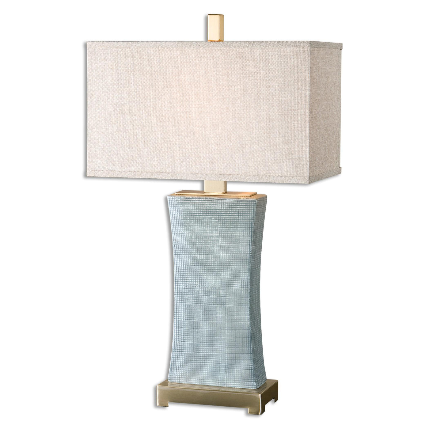 Uttermost Lighting Uttermost Cantarana Blue Gray Table Lamp House of Isabella UK