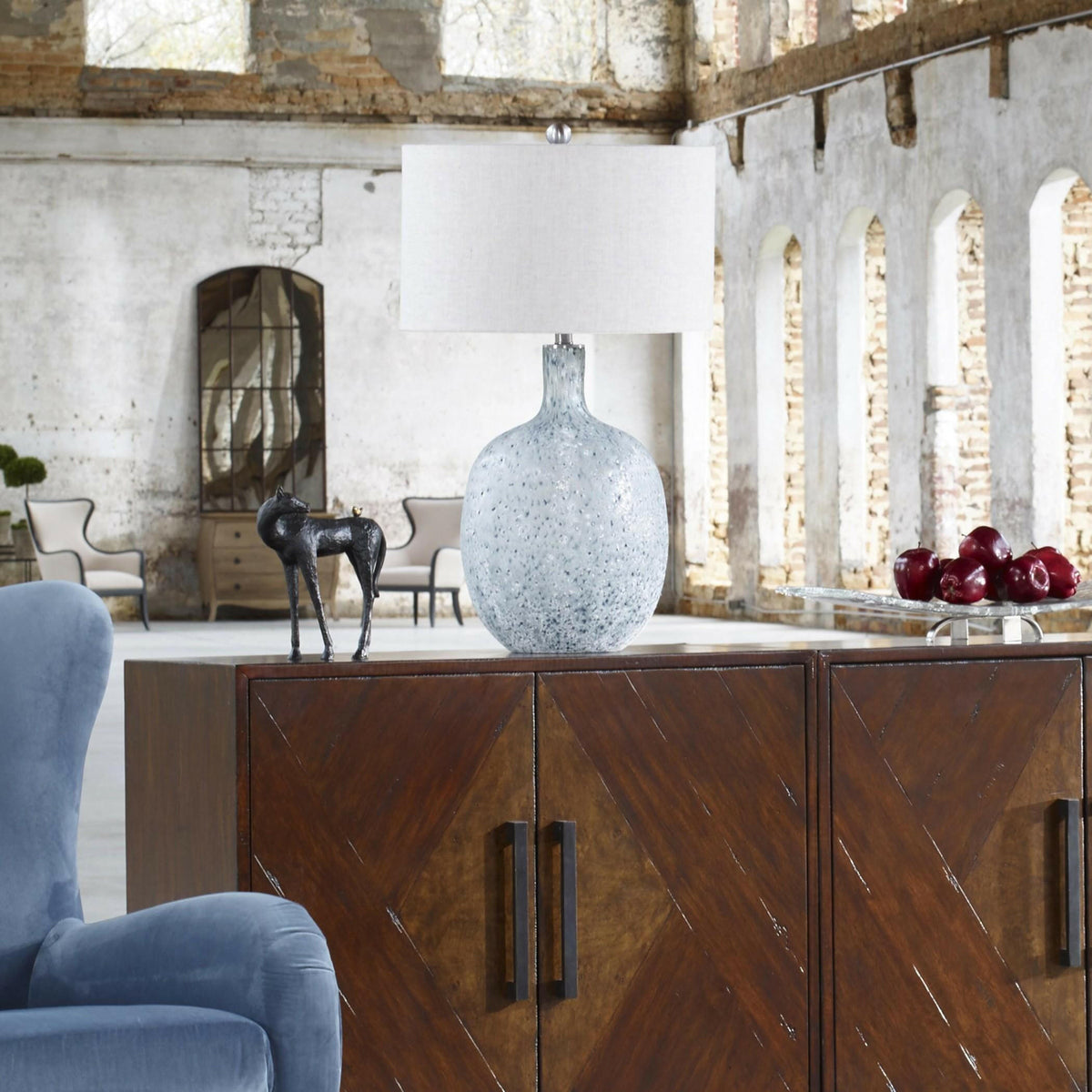 Oceaonna Glass Table Lamp.