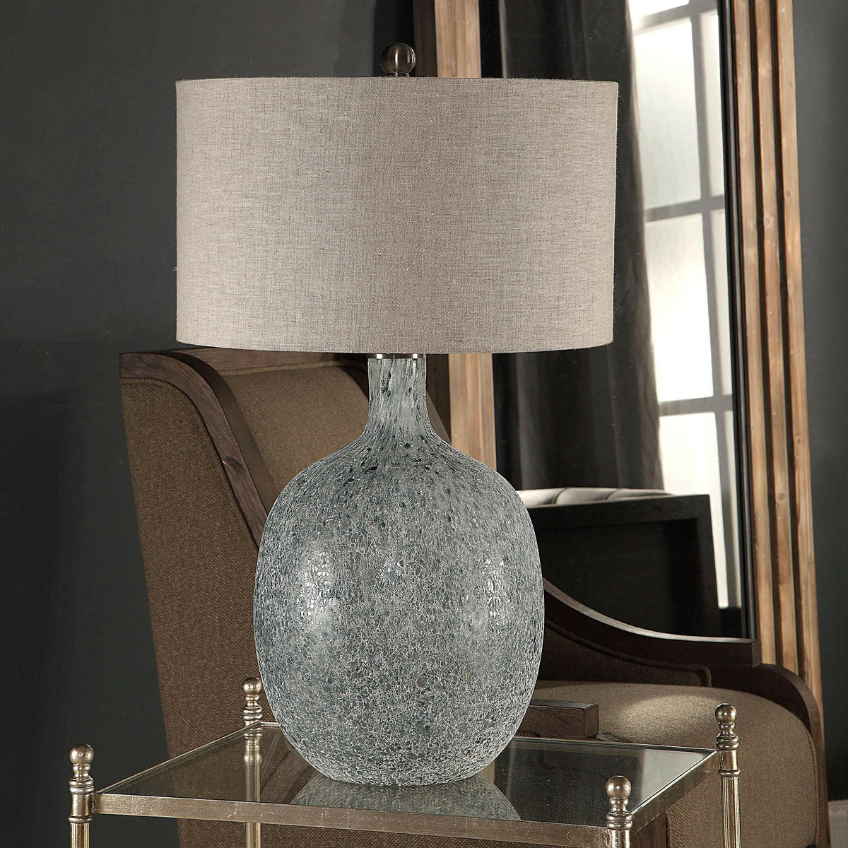 Oceaonna Glass Table Lamp.