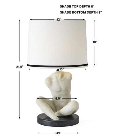 Uttermost Lighting Uttermost Relax Table Lamp - Man House of Isabella UK